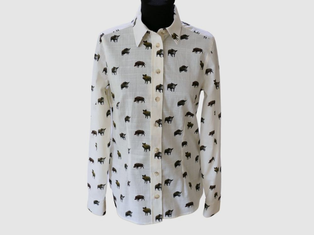 Skogen 20214193/998 blouse pour femme avec sanglier