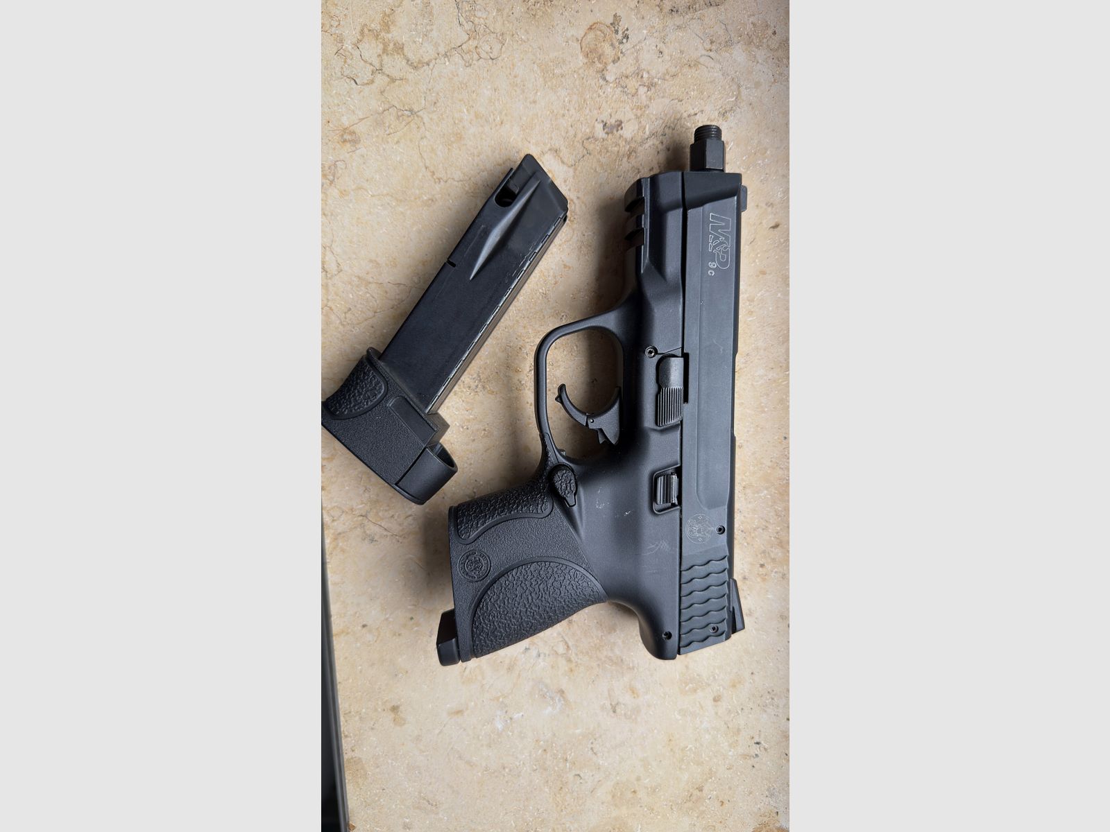 Smith & Wesson M&P 9c Schreckschusspistool 9 mm P.A.K. – Topstaat – slechts 100 schoten