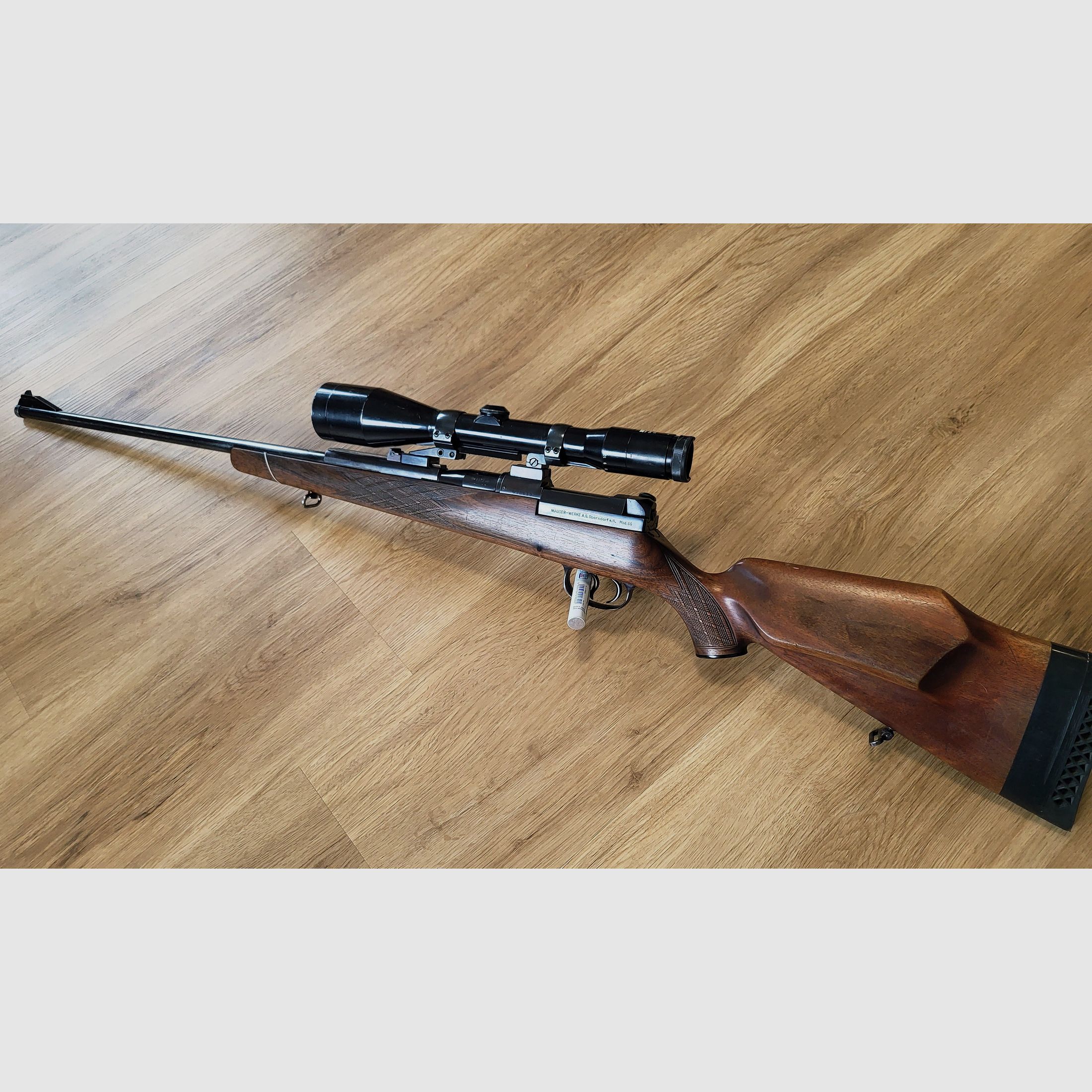 Mauser 66 mit Glas und Montage in 7x66 SEH