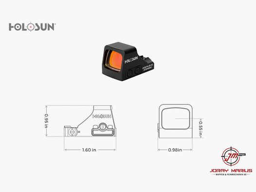 Holosun HE507K-GR X2 Zielownik Reflexyjny Zielony Punkt
