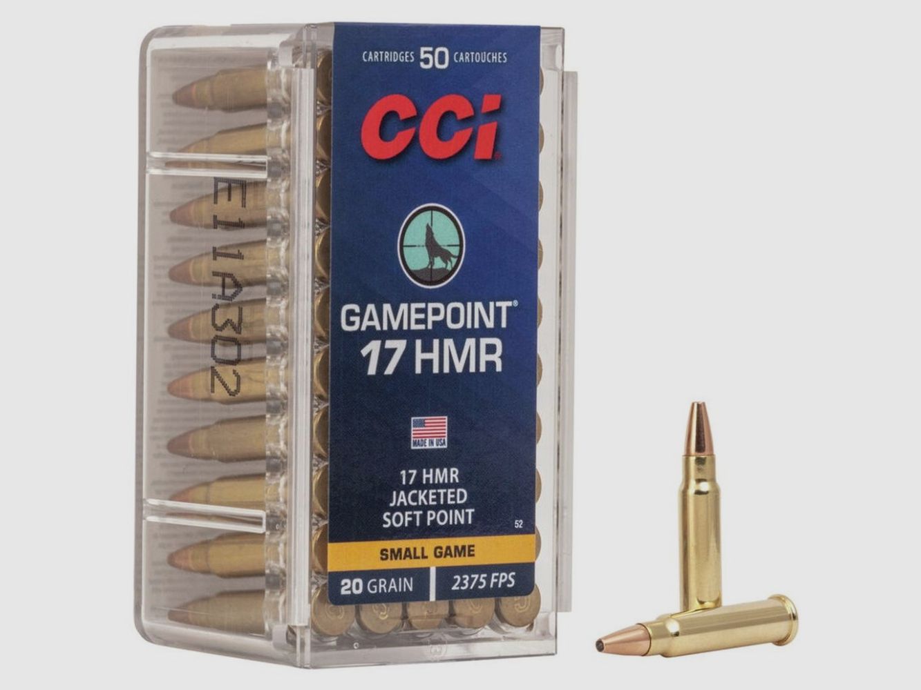 17 HMR CCI CCI 17 HMR 17 gr TNTHP VE50