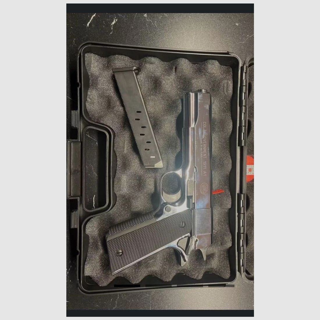 Colt 1911 Chrome Schreckschuss , Bild 3 von 3