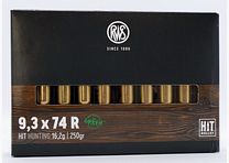 RWS 9,3X74 R HIT 16,2g/250gr. Cartouches de fusil sans plomb
