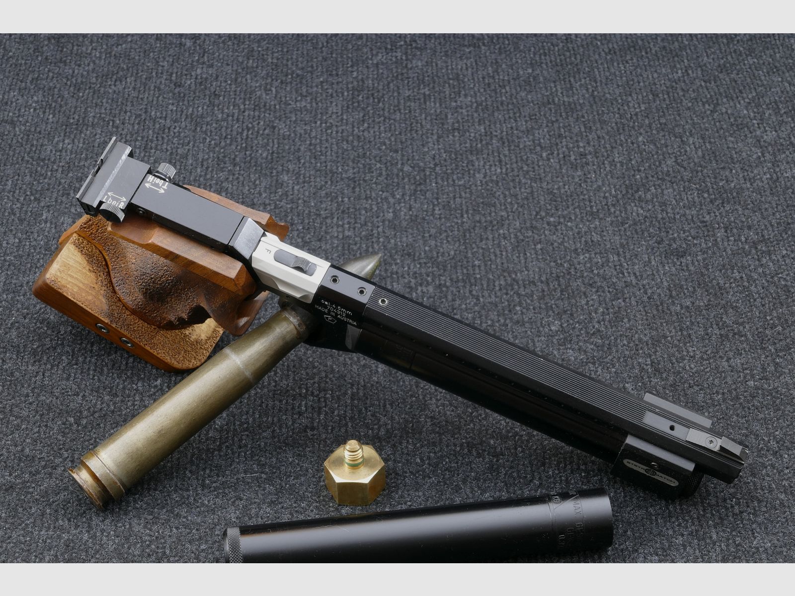 Steyr-Mannlicher LP1 CO₂ Match 4,5 mm „Match 91“ | 2 cartridges + filling adapter Ombouw naar perslucht mogelijk