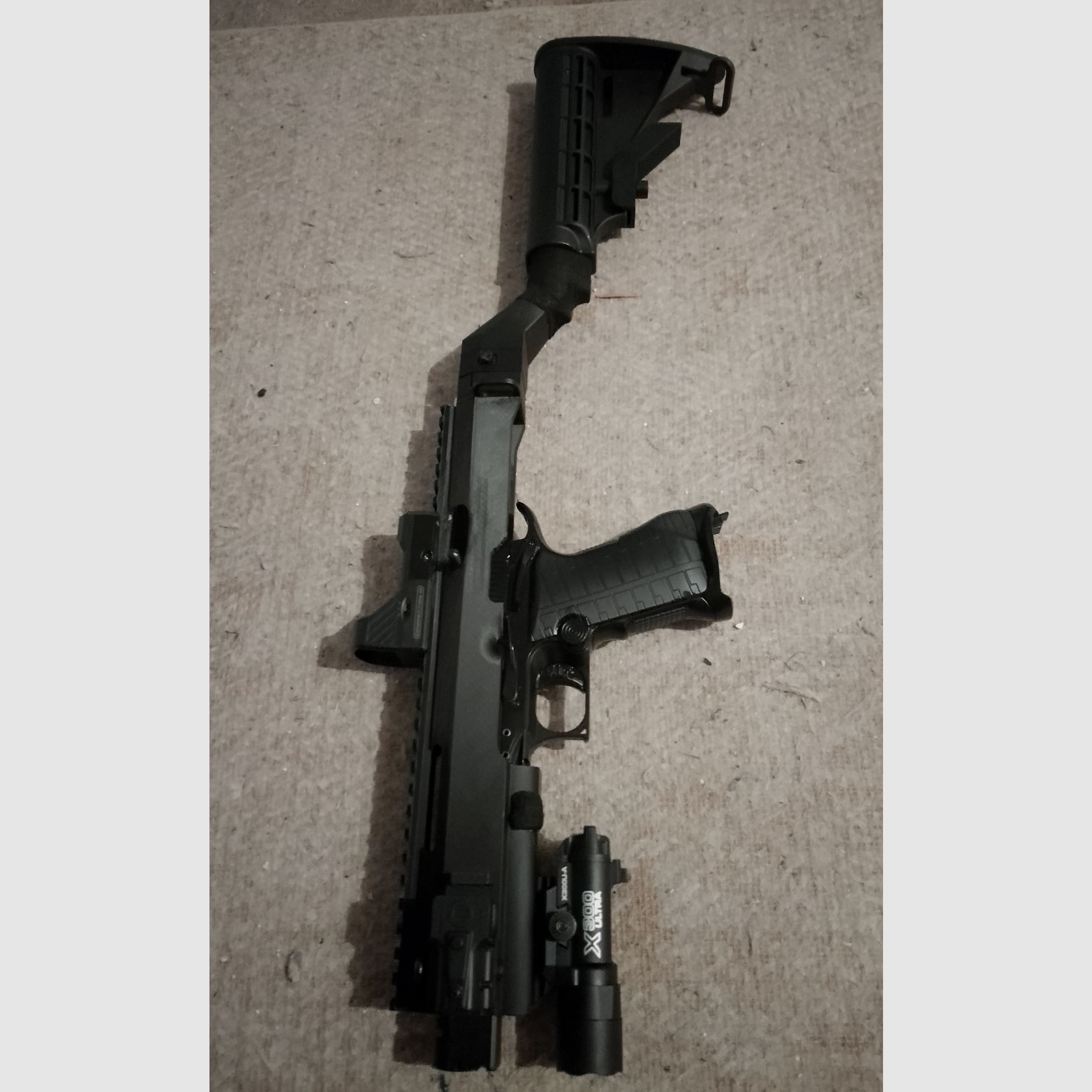 Conversion Body Kit Pistolen Airsoft Softair Paintball Ram Universal klappbarer schaft 3d Druck für Bastler 