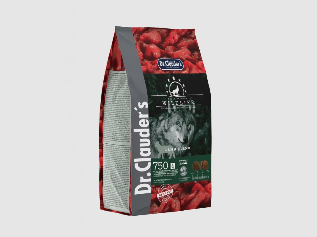 Dr.Clauder´s Hunde Trockenfutter Wildlife Lamm 11,5kg