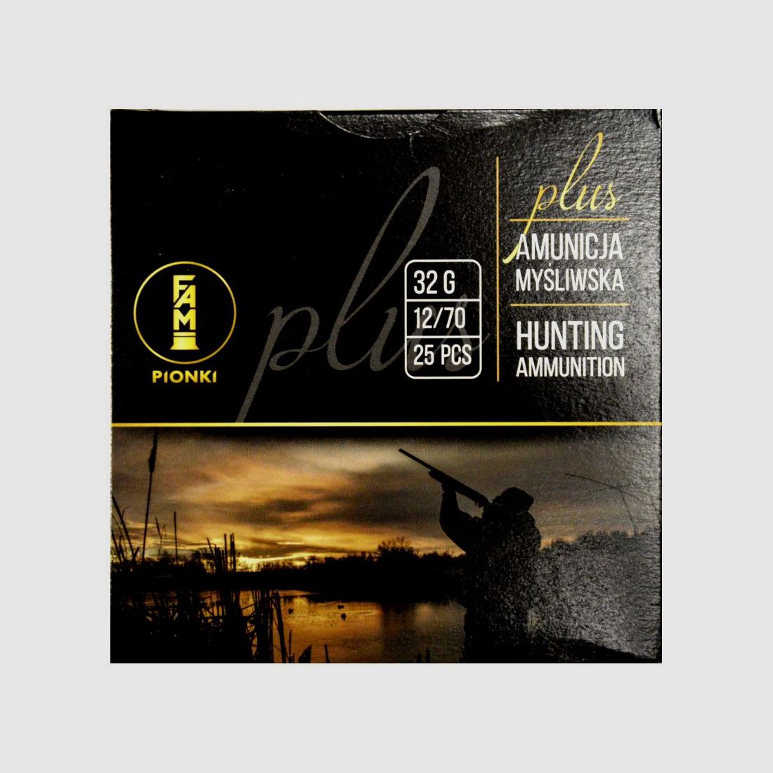 Cartouches de chasse PIONKI 12/70 ZAT 32 g PLUS 0 – 25 pièces
