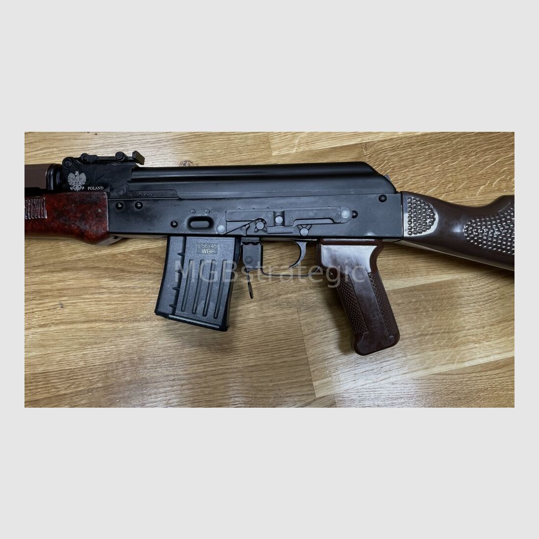 sportowo dopuszczony! WBP Jack - półautomatyczna broń .223Rem oryginalne części DDR NVA - system AKM AK47 AK74 - tłumik płomieni AKM
