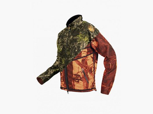 HART Sosbun chaqueta reversible 2D Camo Verde/Naranja Brillante