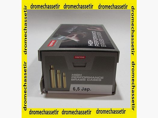 Lot 100 Hülsen Messing Norma Kal. 6.5×50 Japanisch
