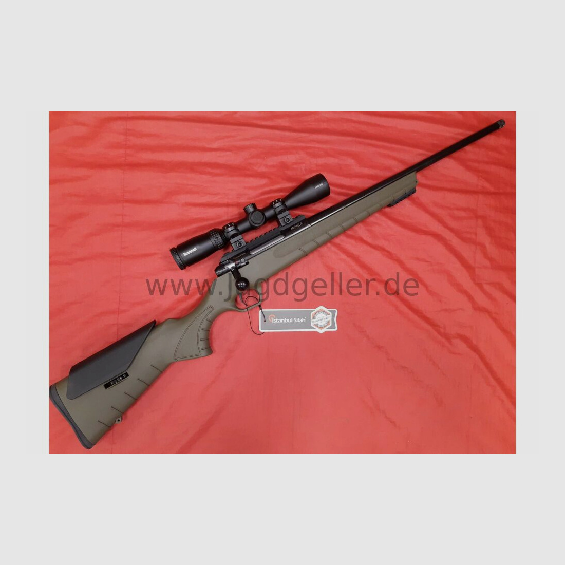 Repetierbüchse SILAH MONZA Grün Kal. .223 Rem mit 3-9x40 Bushnell Legend LP .223Rem