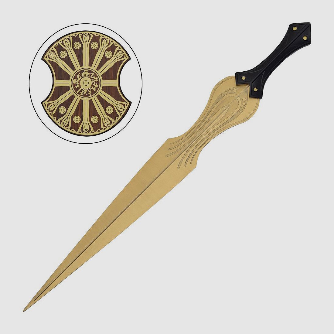 Sword of Achilles including wall mount