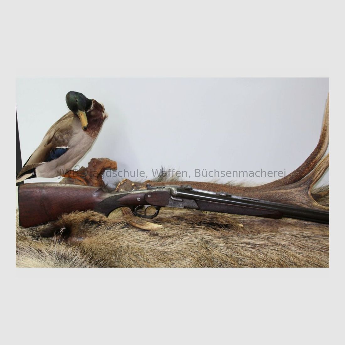 Rariteit! Drilling van Valentin Häfner, hofgeweermaker Kassel 9,3x72R;16/65