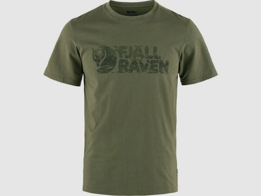 Fjällräven Herren T-Shirt Lush Logo