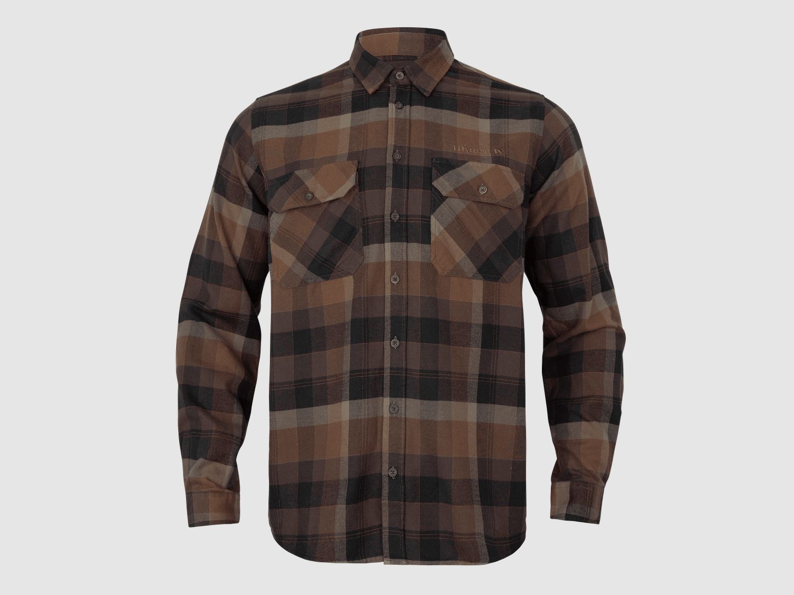 Härkila Asmund L/S Shirt Men Rust Brown Check L