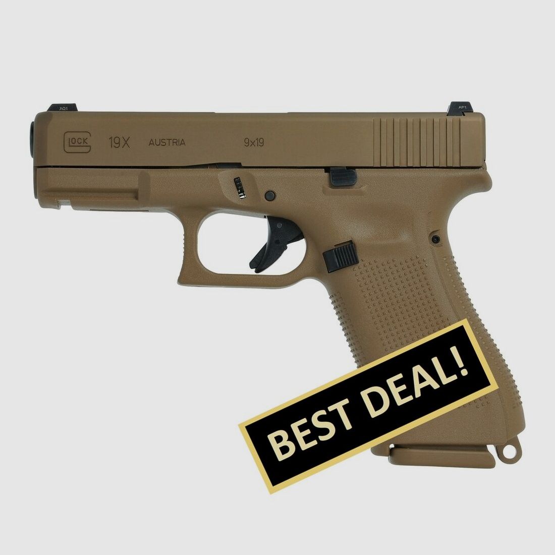 Glock Pistole 19X FDE Coyote 9mm