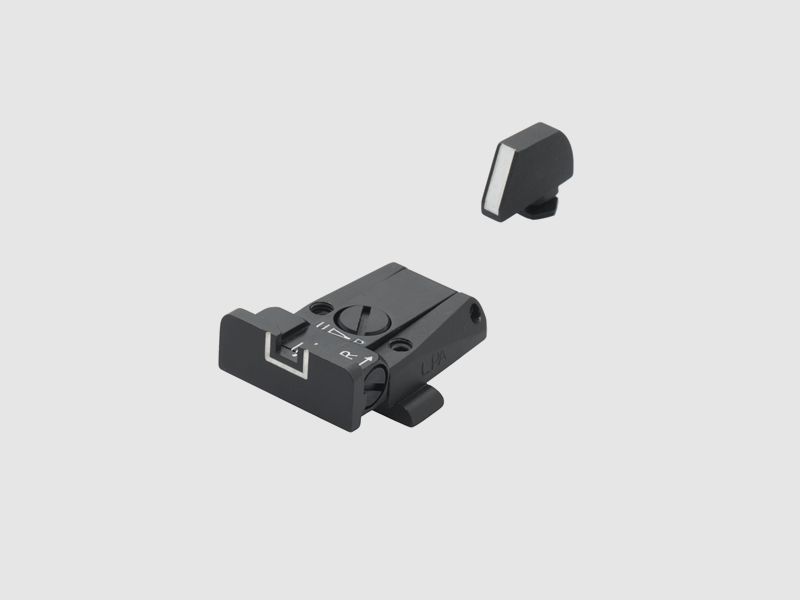 SPR Visier White Outline Glock Pistole