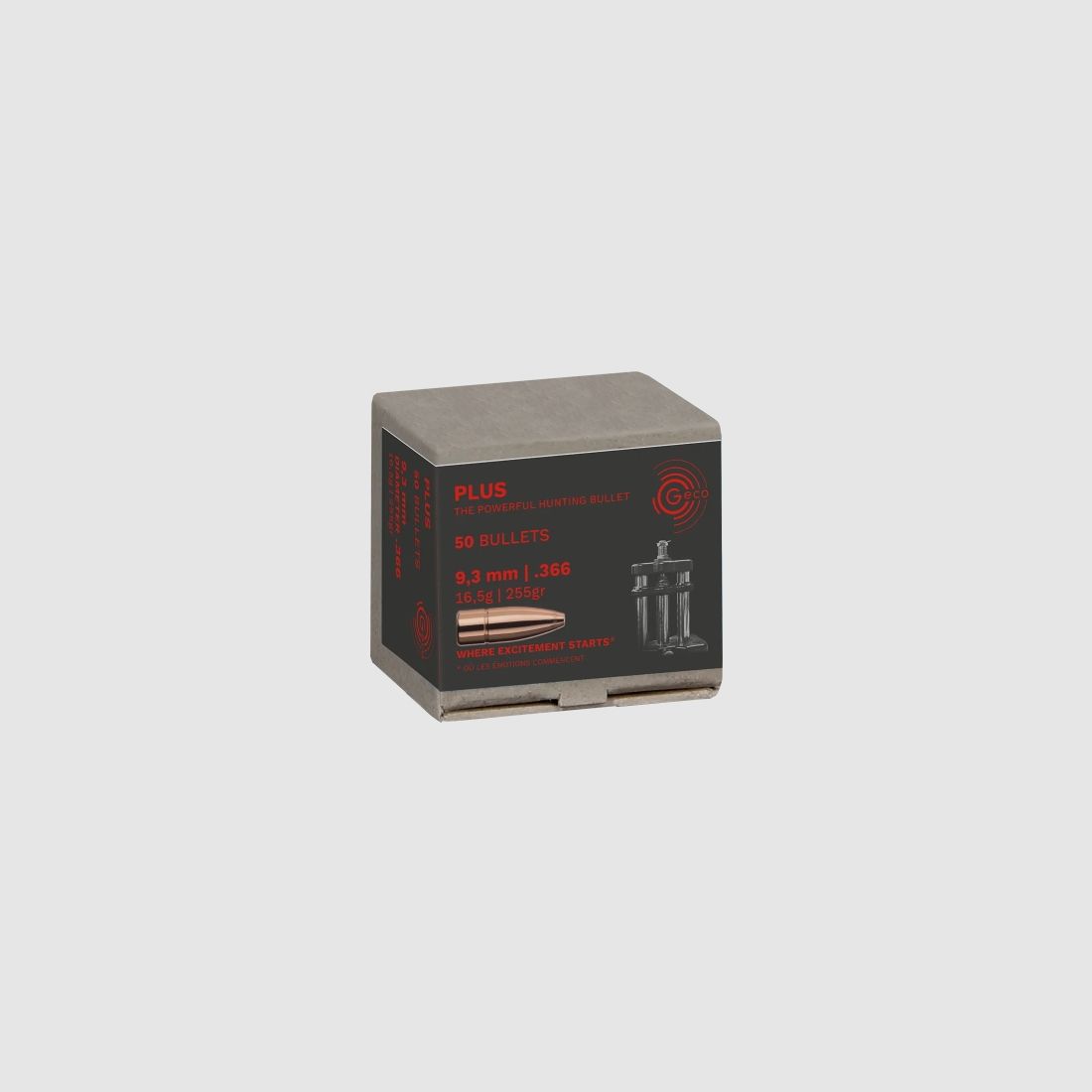 Geco Plus Bullet 9.3mm 50 pieces #2318566
