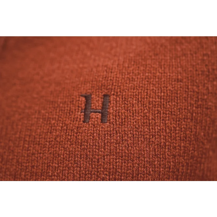 Härkila Vincent merino half-ziptrui – Bombay brown (106080065), afbeelding 4 van 8