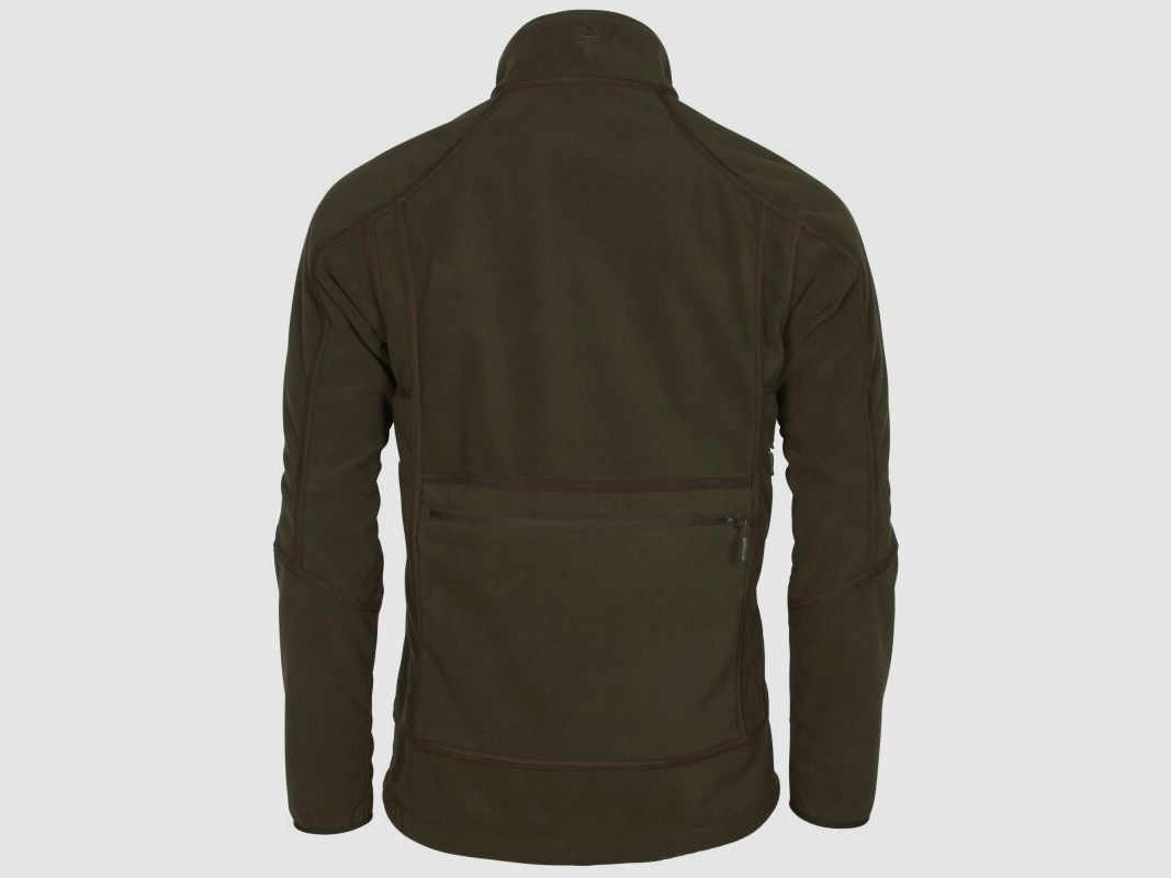 Pinewood Herren Wendbare Fleecejacke Furudal H.Brown/Red
