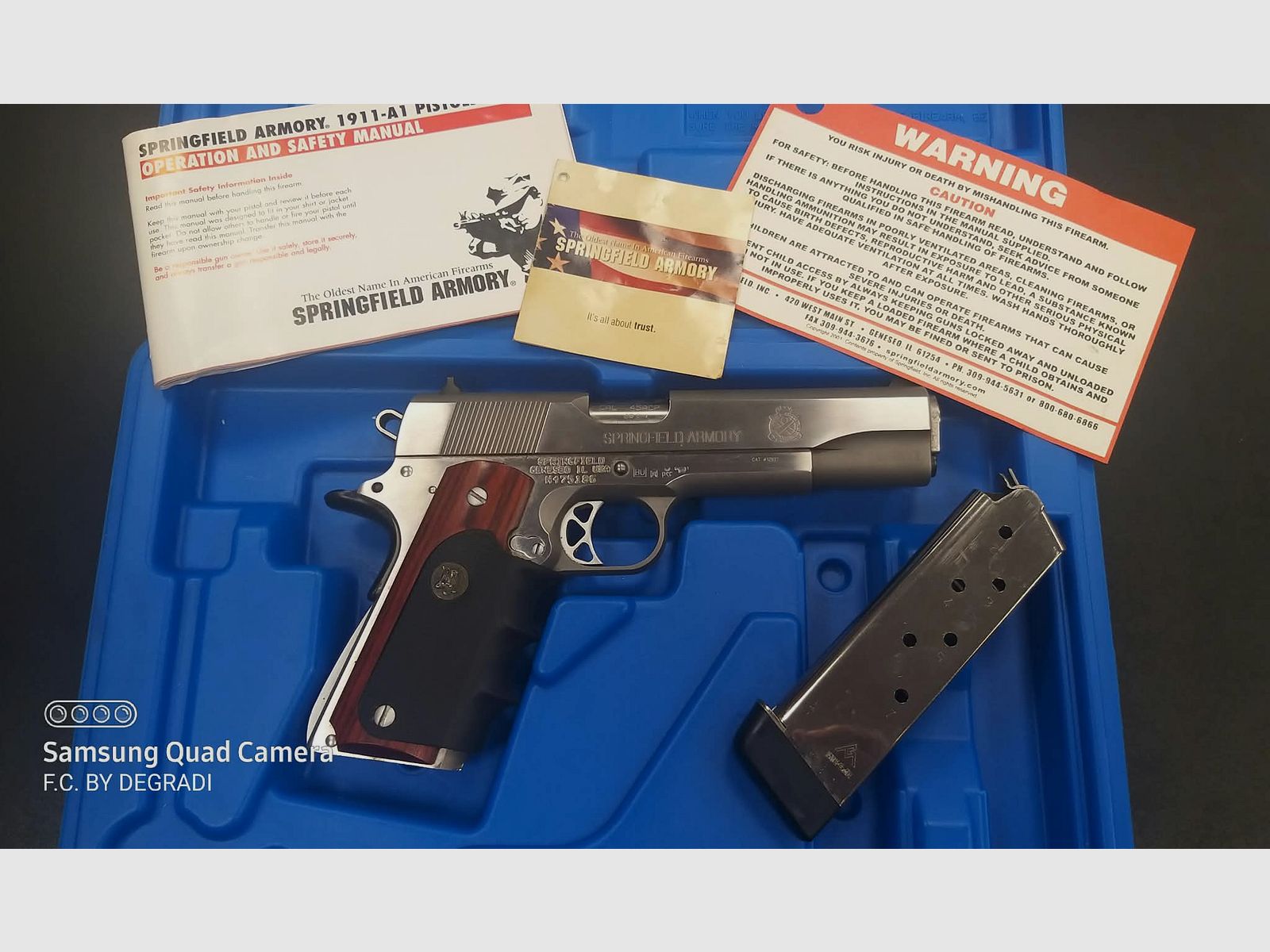 SPRINGFIELD 1911 A1 BAGHDAD LIMITED EDITION 45 ACP, image 1 sur 5