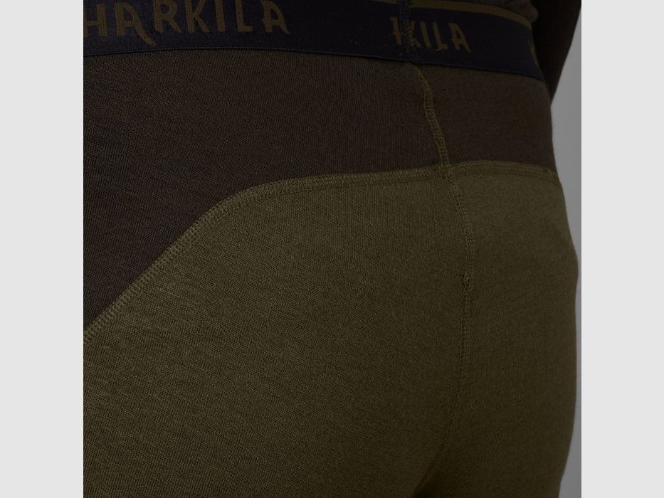 Härkila Base Warm lange onderbroek willow green/shadow brown (200105763), afbeelding 3 van 6