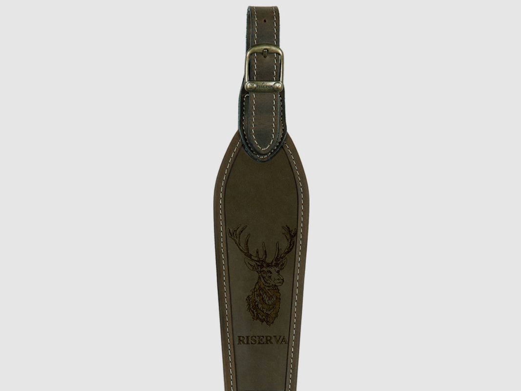 Gewehrriemen Neppern Leder Hirsch