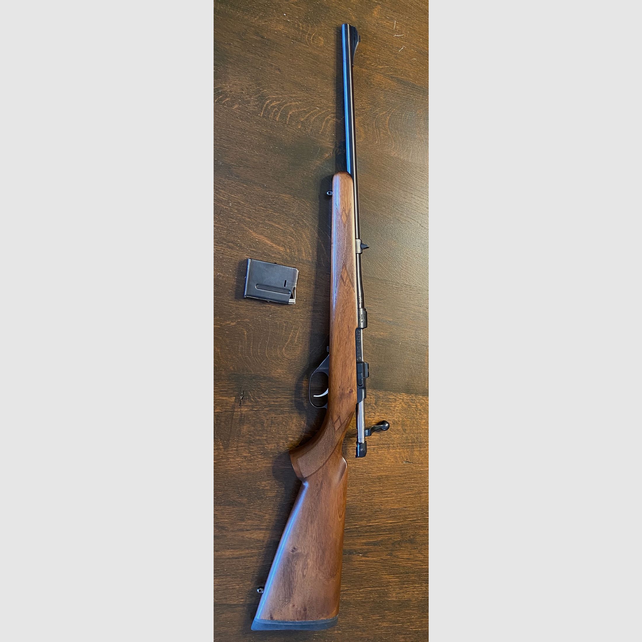 CZ 527 Carbine 7.62x39 deer and predator rifle TOP