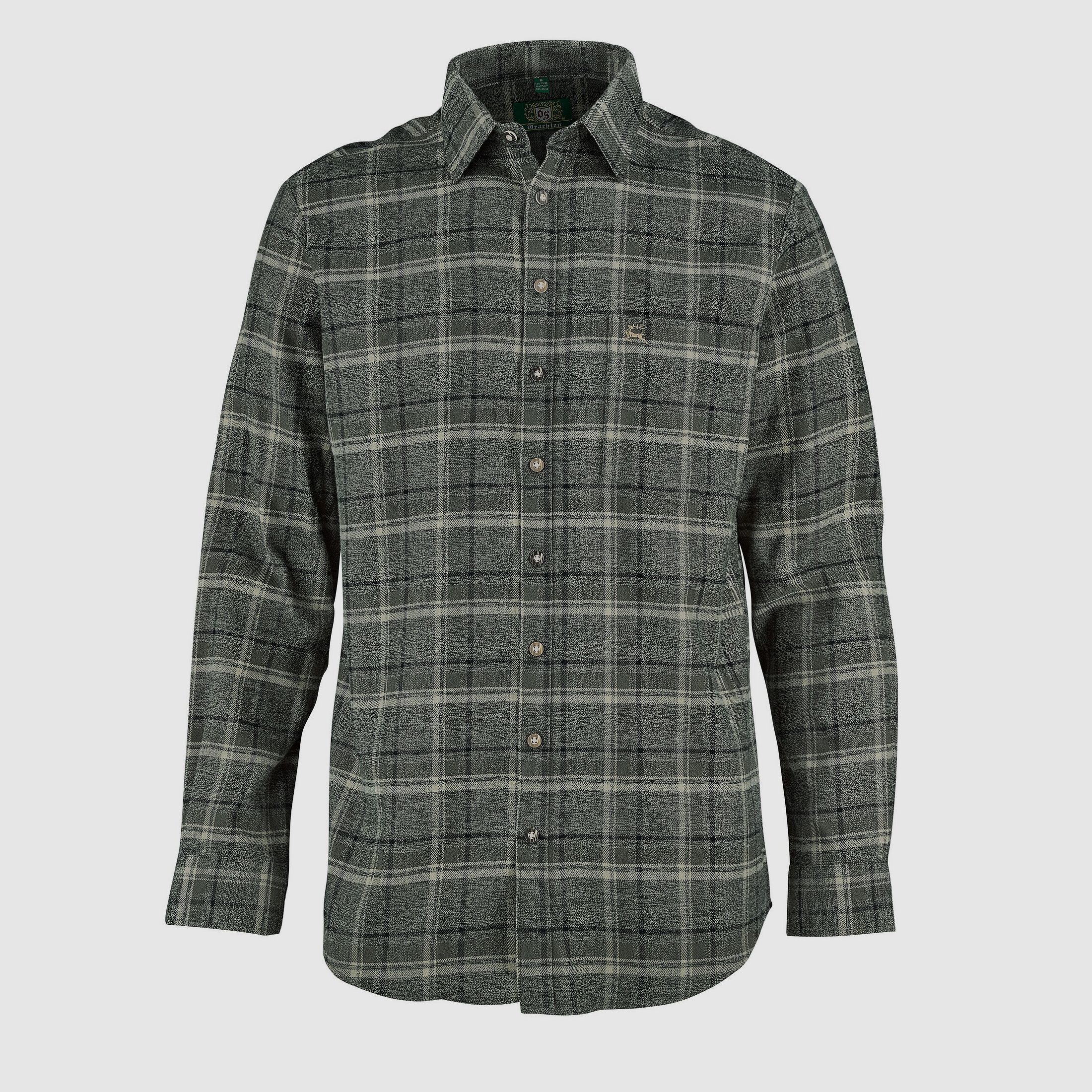 OS-Trachten Langarmhemd Flanell