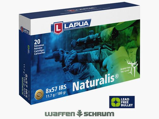Lapua Naturalis 11,7g - 180gr. 8x57JRS
