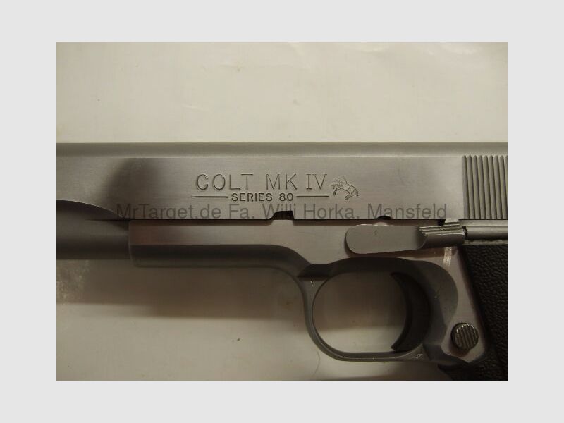 Colt MK IV Series 80 * stainless * 3 Magazine * 5" Lauf