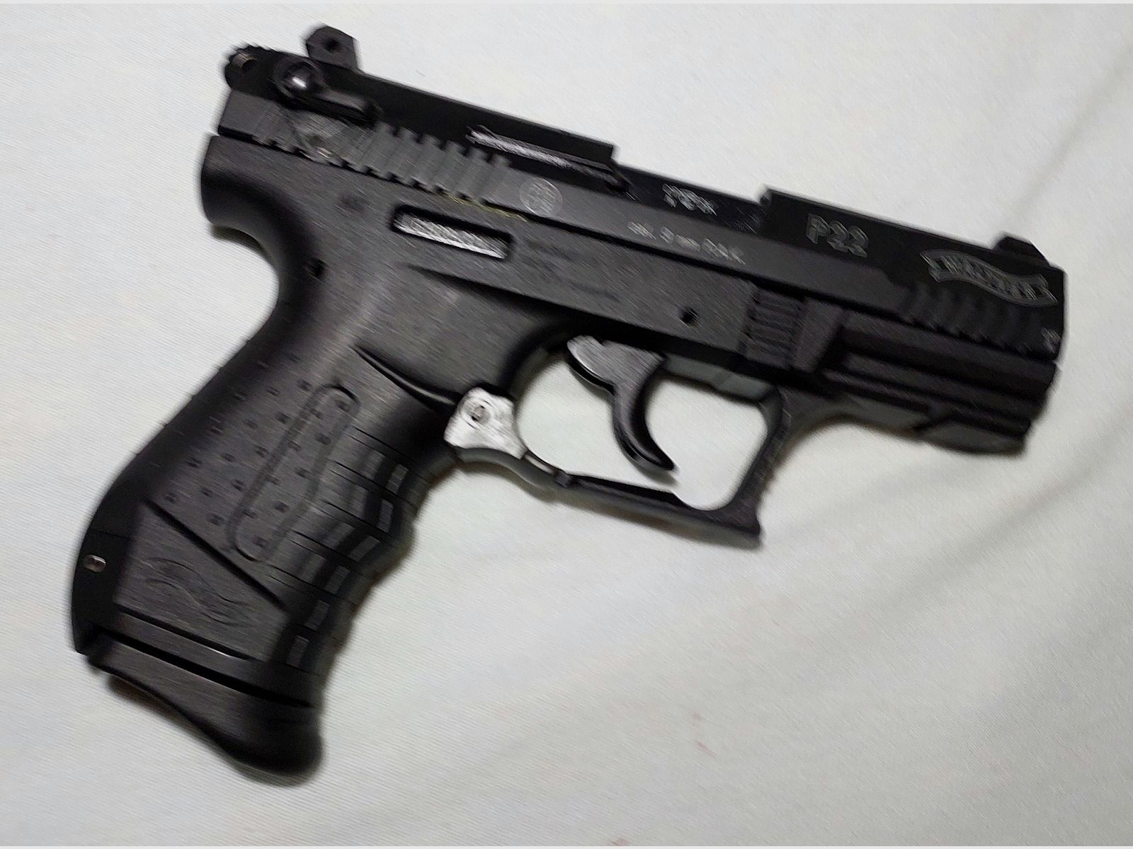 Walther P22 (P 22 Classic) pistola de fogueo 9mm P.A.K. negra (PTB 778)