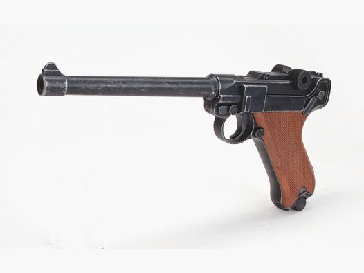 ME Mod. P 04, calibro 9 mm P.A. Knall, look antico