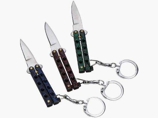 kolorowe mini-butterfly breloczki 12 sztuk w pudełku