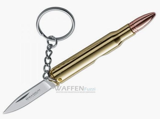 Patrone 30.06 mit Messer Schlüsselanhänger Bullet Knife