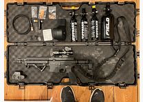 Airsoft-geweer in HK416C-/HK416-stijl