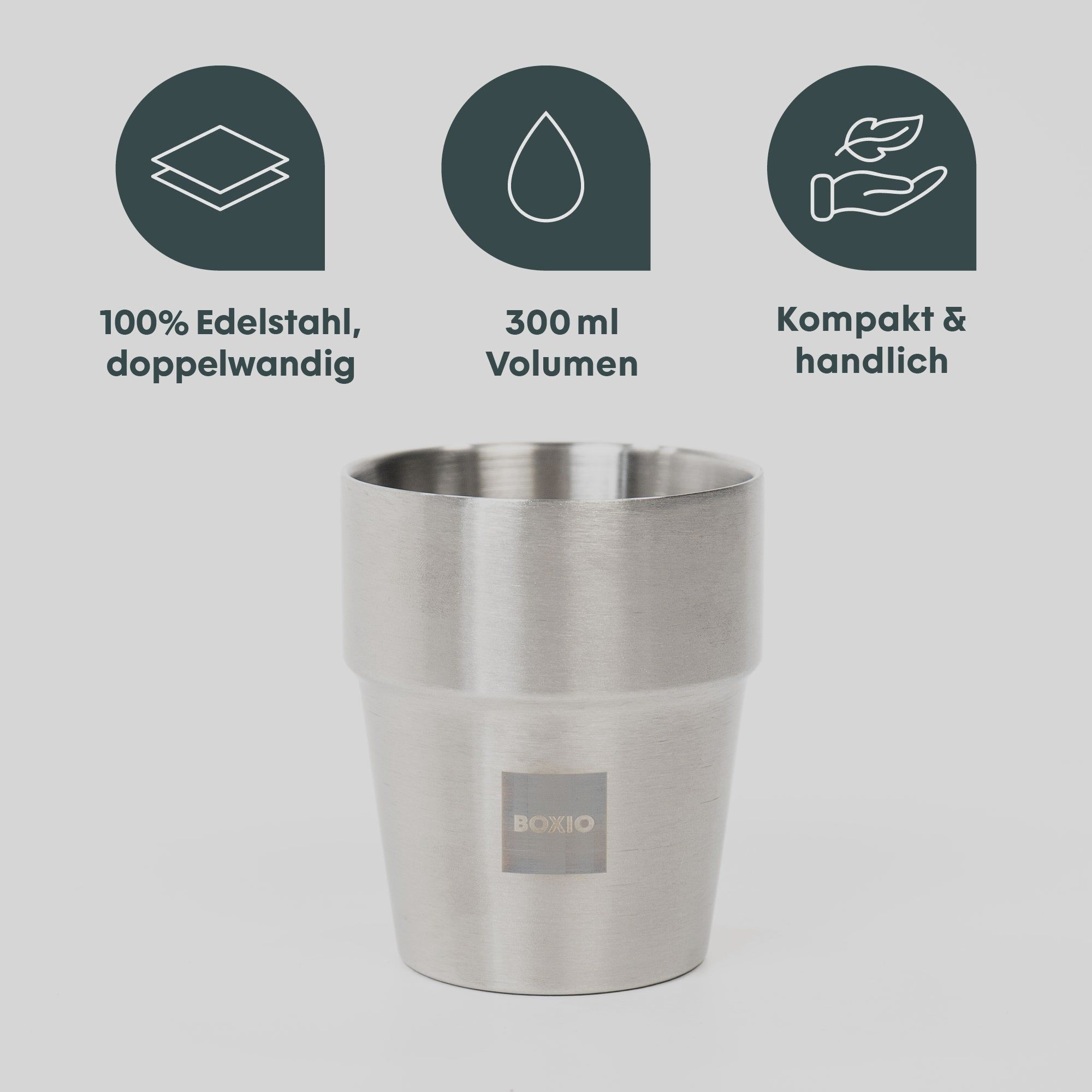 Edelstahlbecher | BOXIO CUP