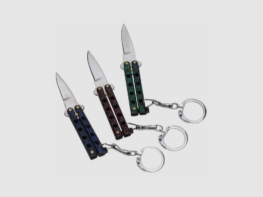 Mini-Butterfly Set Bunt (12 Stück)