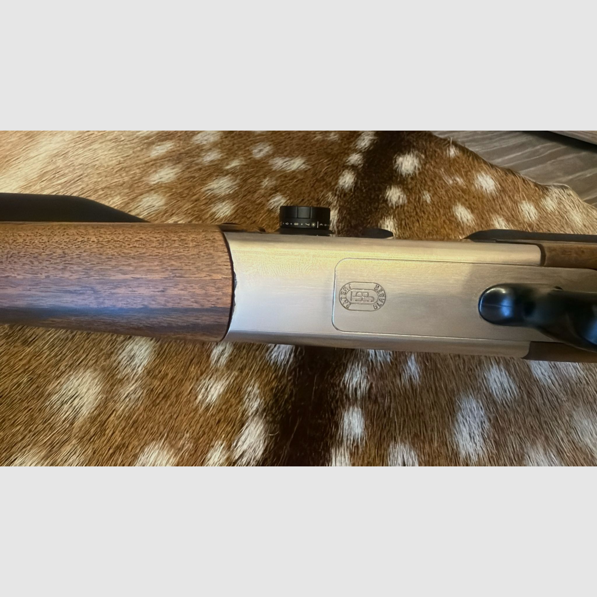 Escopeta de doble cañón (BBF) Patente Blaser con cañón intercambiable