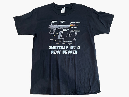 FUN-SHIRT "ANATOMY OF A PEW PEWER" - DESERT EAGLE