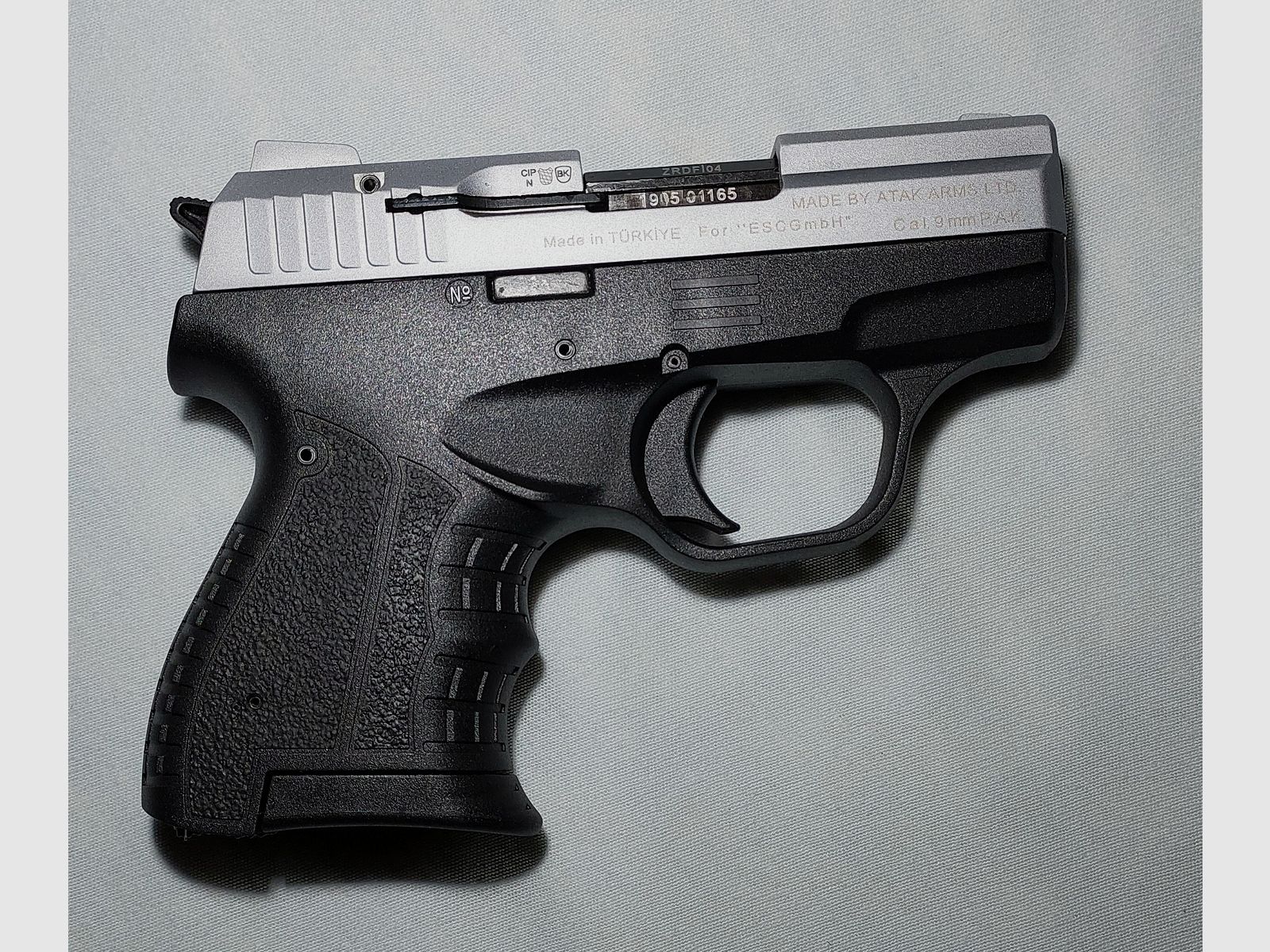 Zoraki M 906 Titan pistola de fogueo 9 mm P.A.K. PTB 1012 – con maletín, imagen 3 de 8