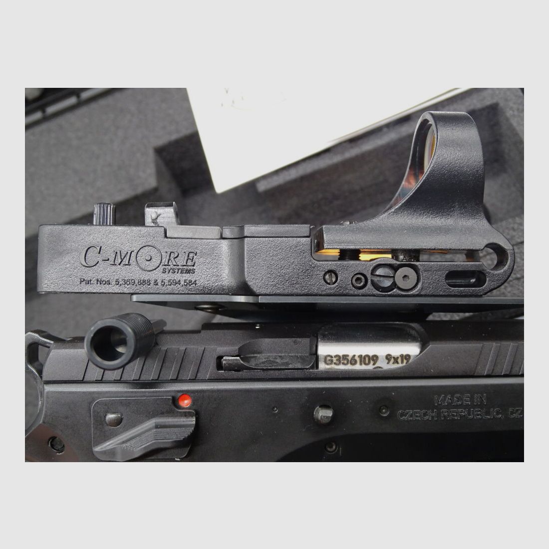 CZ Czechmate 75 TS Open mit Pointer C-M RE Kaliber 9mm Luger 75 TS Czechmate Open