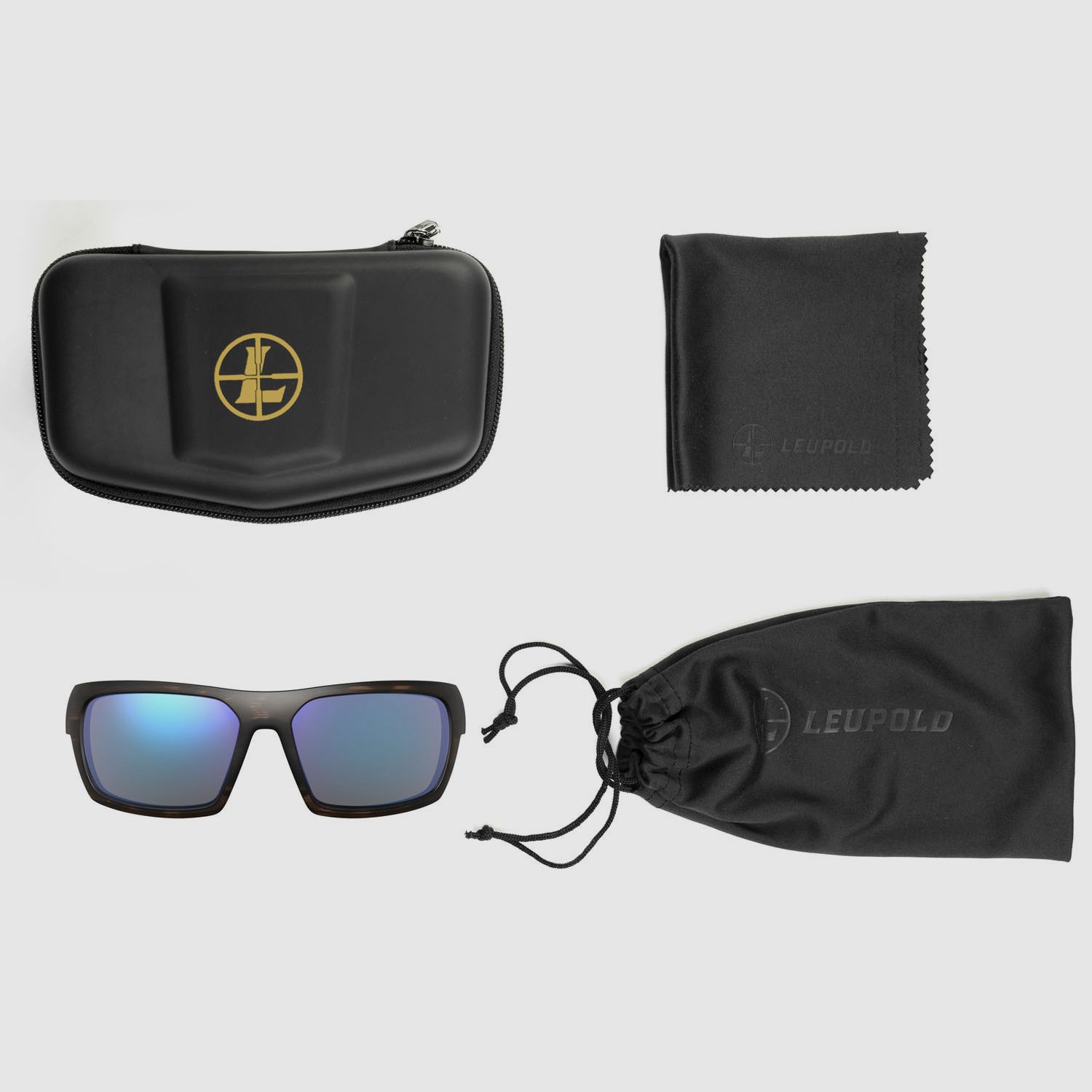 LEUPOLD PACKOUT Brille – mattes Schildkröten-Design / blaue Spiegelgläser, Bild 2 von 7