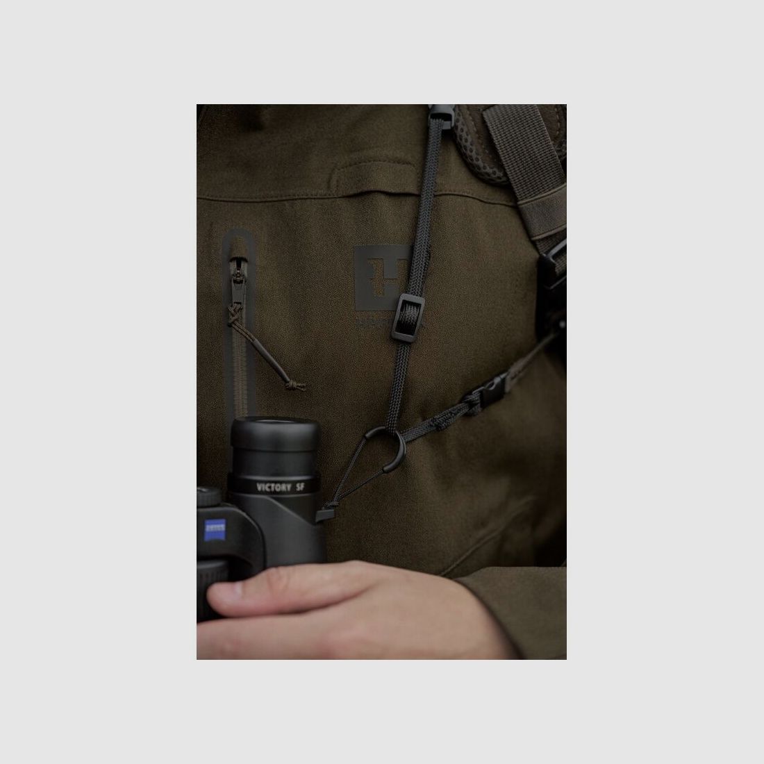 Härkila Fernglashalter Dark willow green One Size