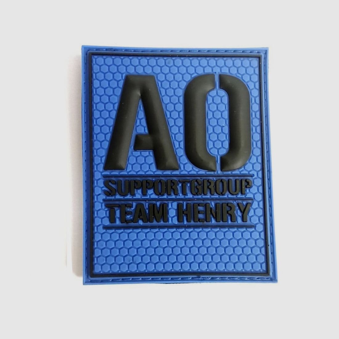 "AO-Supporter"-Patch (Team Henry, Blau)