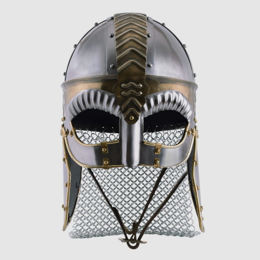 Brillenhelm Beowulf mit Wangenklappen