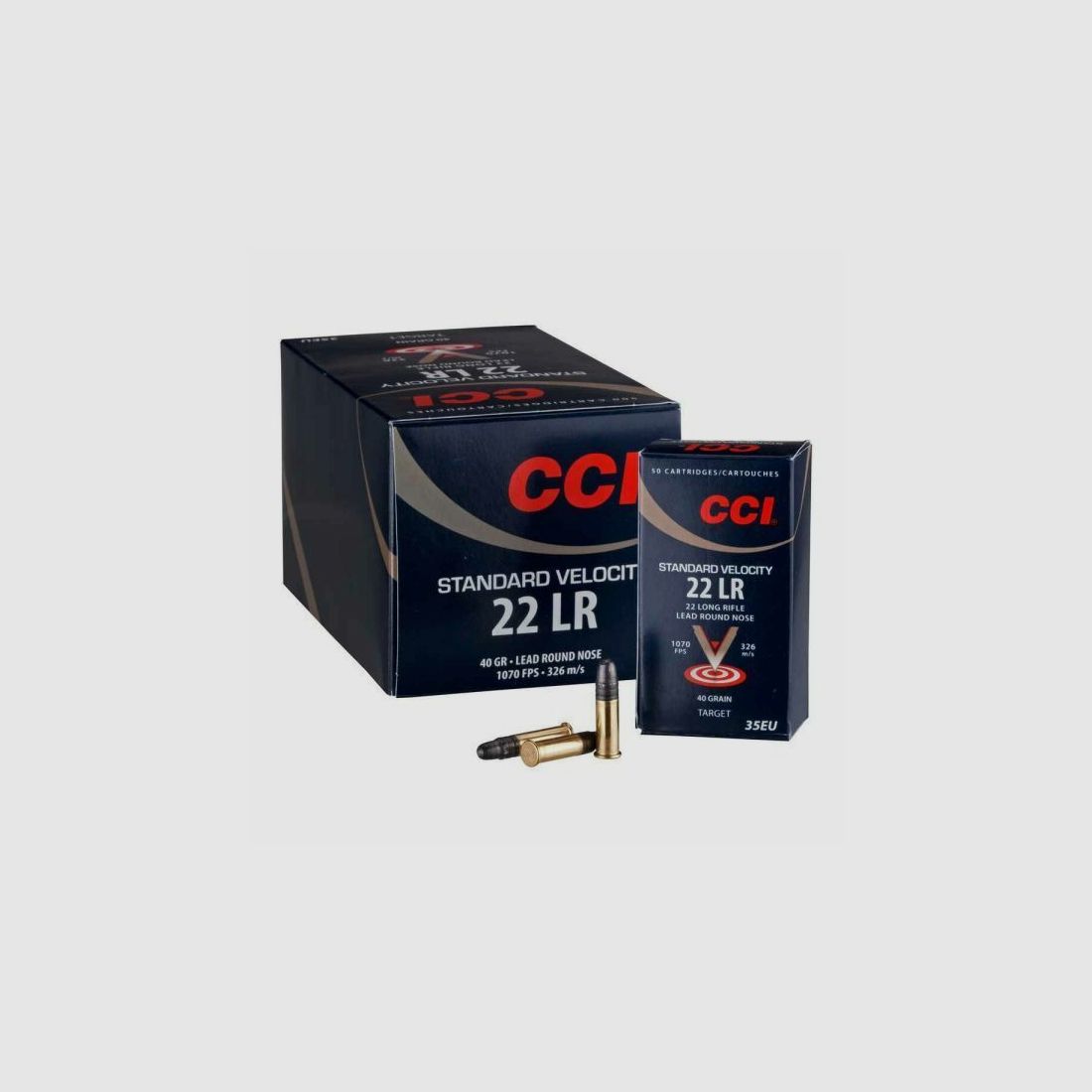 CCI STANDARD PLOMBE RN 40GR .22lr, image 1 sur 2