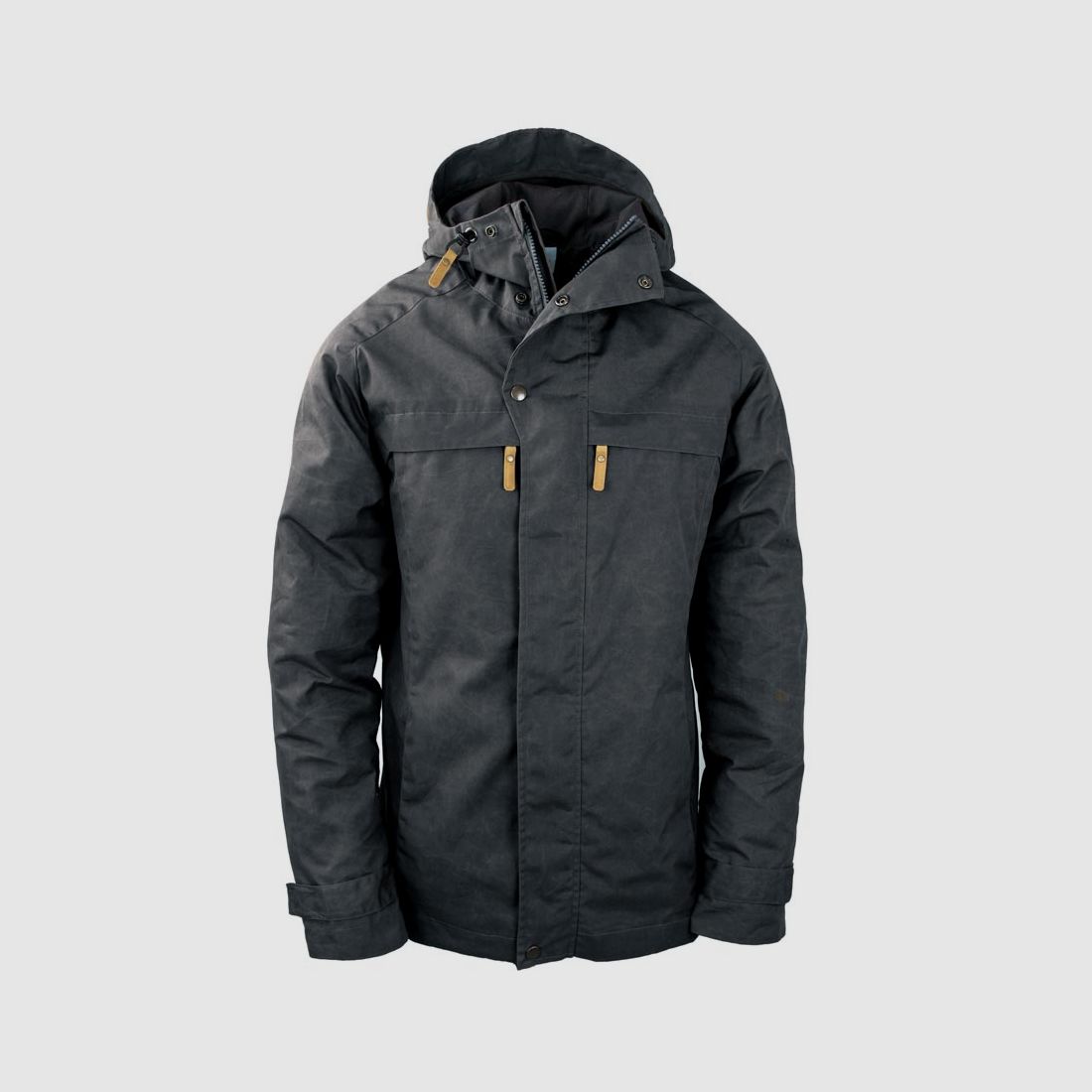 STEINKAUZ outdoor jacket "Windfang", anthracite