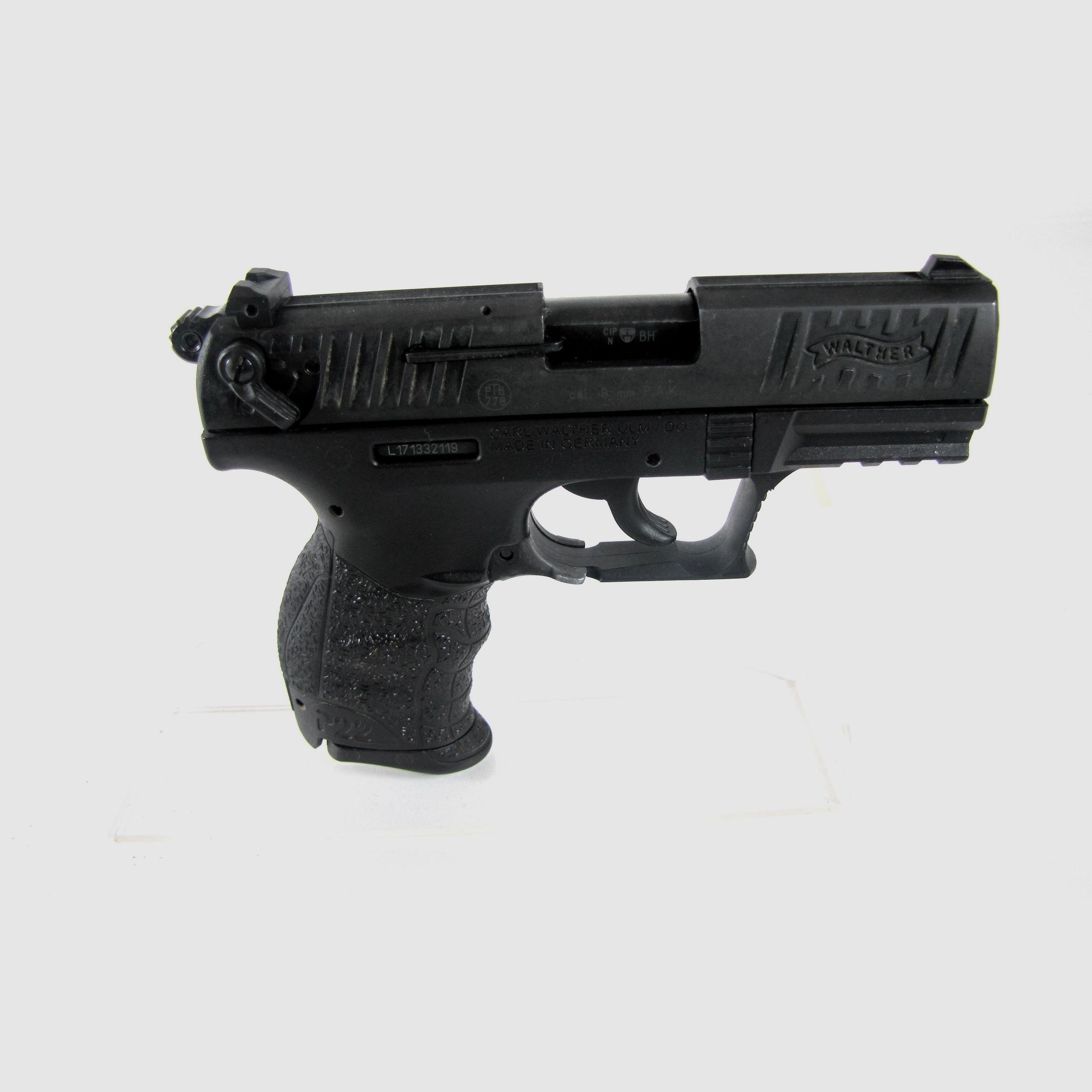 Pistola de fogueo Walther P22 PTB 778