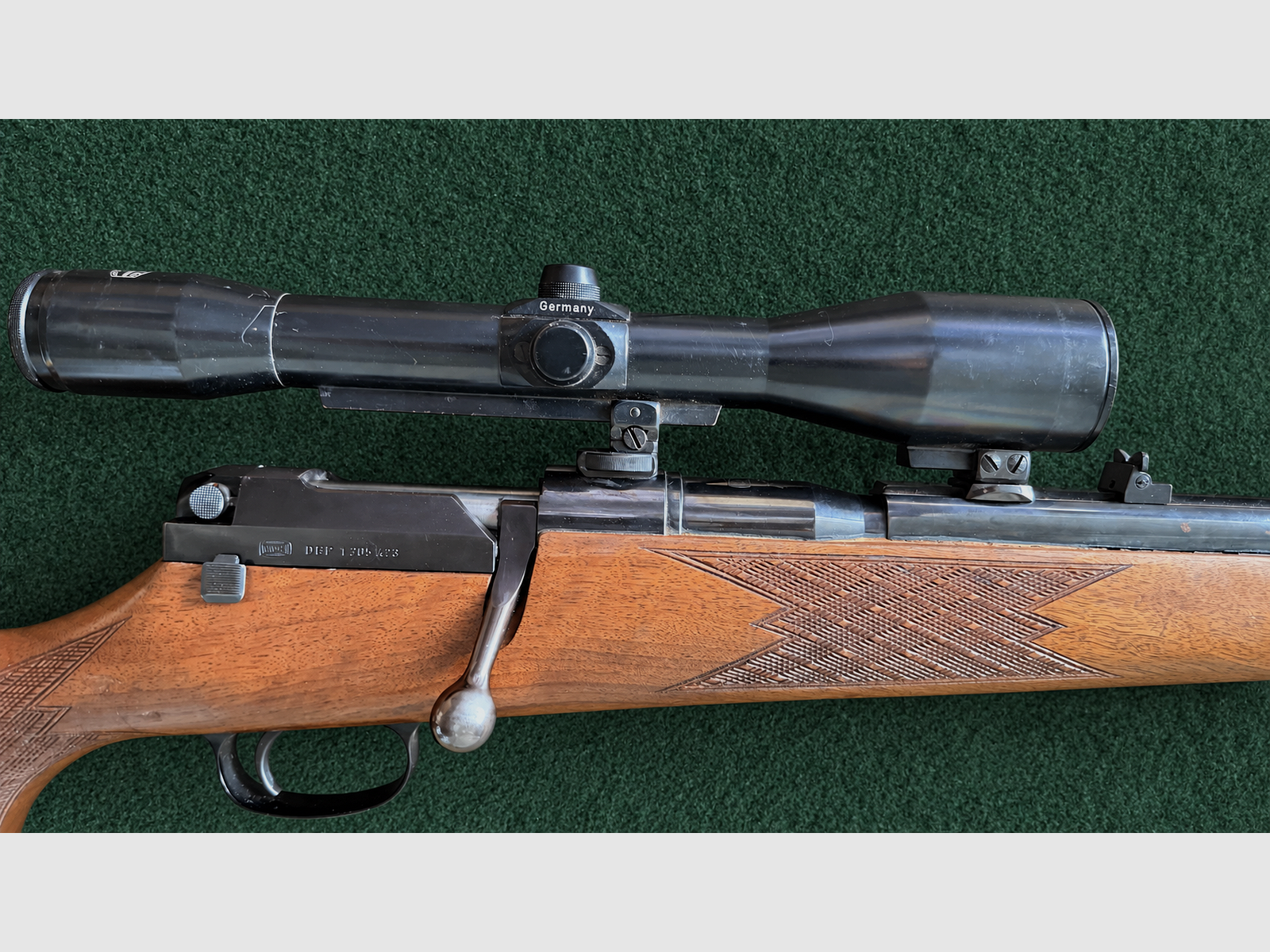 Mauser Modell 66 bolt-action rifle .375 H&H Magnum with Schmidt & Bender 6×42 scope, zdjęcie 8 z 11